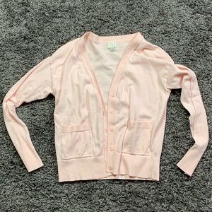 Soft pink cardigan